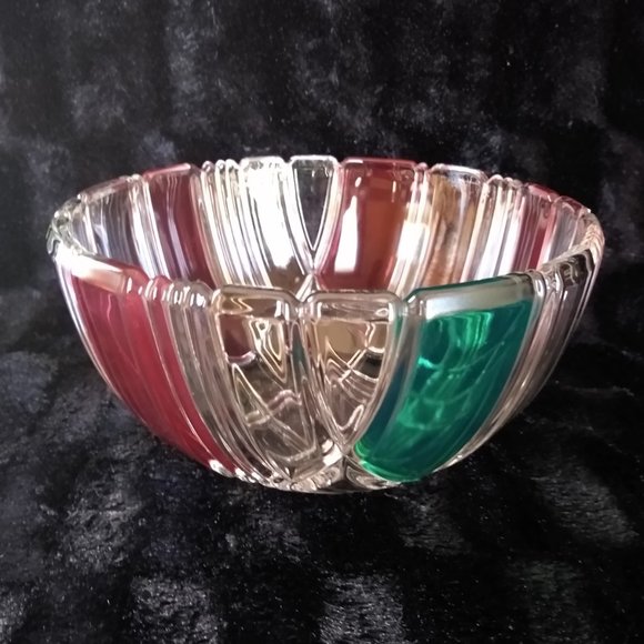 Walther Glas Holiday Plaid Crystal Bowl - Picture 6 of 6